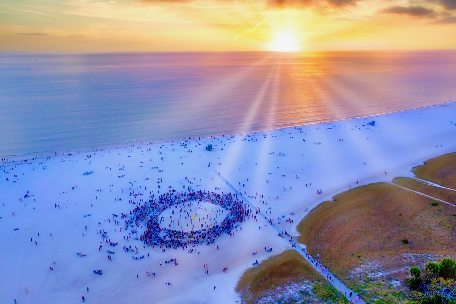 Siesta Key Drum Circle Event