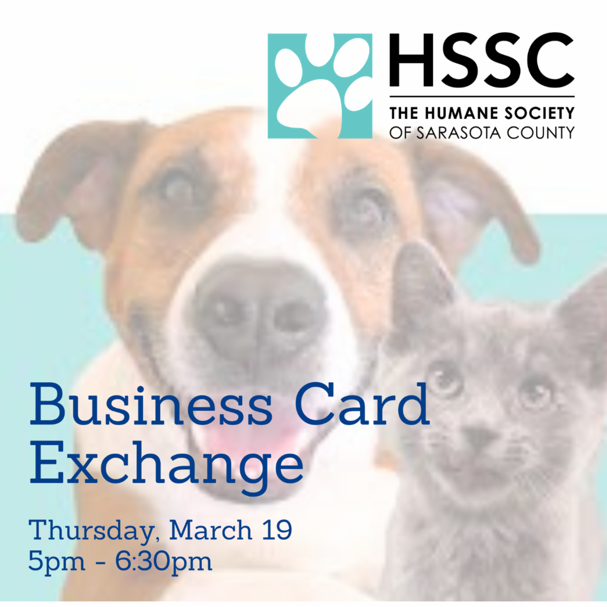 Humane Society - Business Card Exchange Event